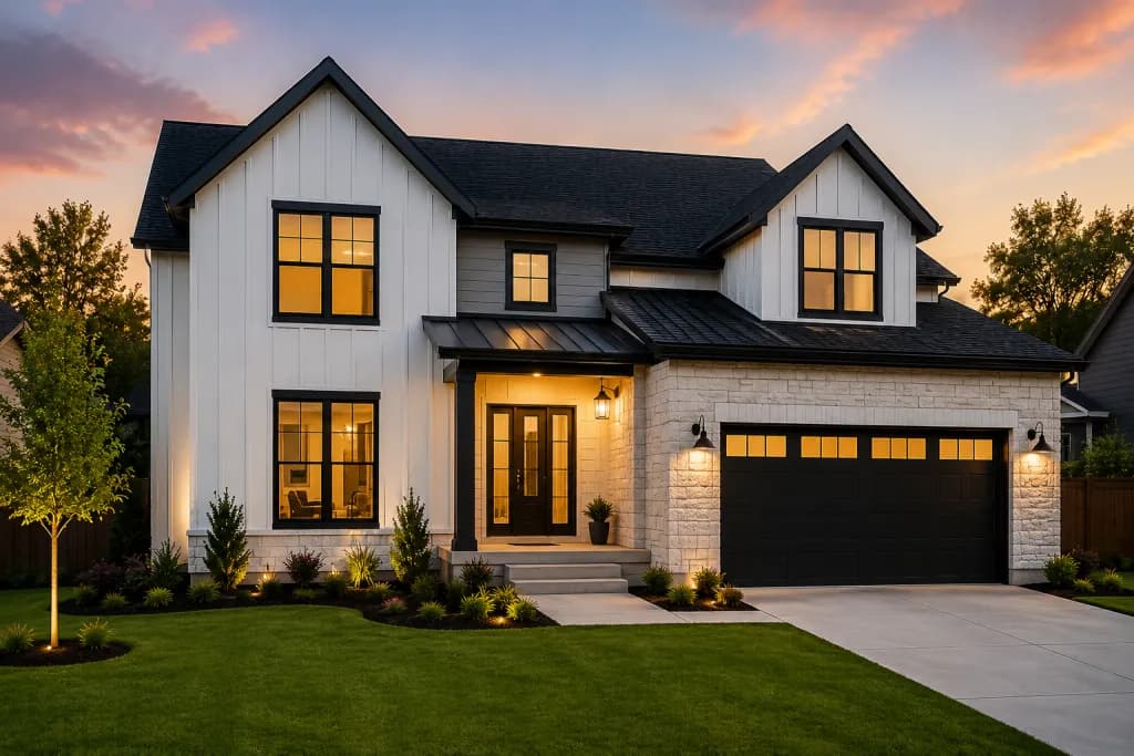 412 Juniper Ln at dusk